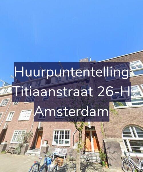 Foto gevel Huurpuntentelling voor Titiaanstraat 26-H, Amsterdam