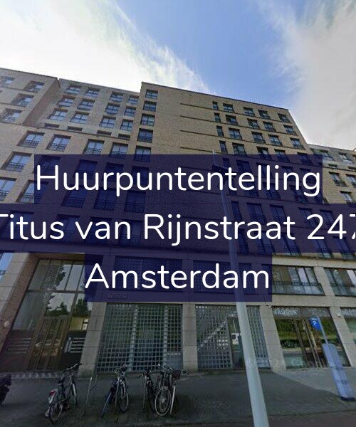 Foto gevel Huurpuntentelling voor Titus van Rijnstraat 247, Amsterdam
