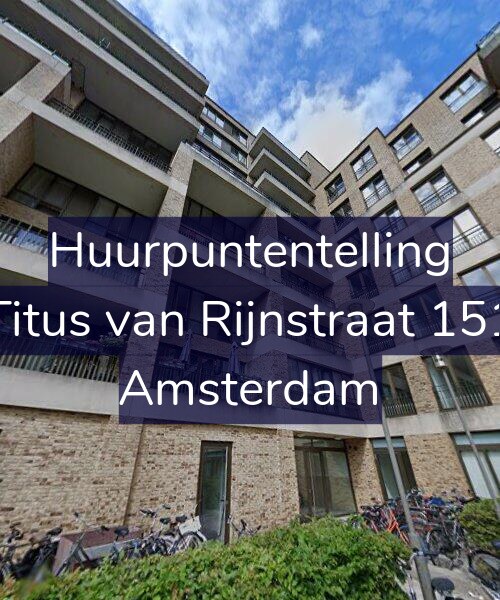 Foto gevel Huurpuntentelling voor Titus van Rijnstraat 151, Amsterdam