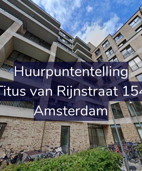 Foto gevel Huurpuntentelling voor Titus van Rijnstraat 154, Amsterdam