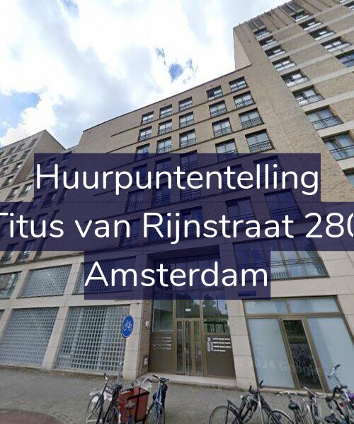 Foto gevel Huurpuntentelling voor Titus van Rijnstraat 280, Amsterdam