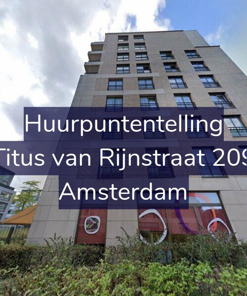 Foto gevel Huurpuntentelling voor Titus van Rijnstraat 209, Amsterdam