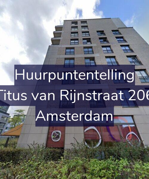 Foto gevel Huurpuntentelling voor Titus van Rijnstraat 206, Amsterdam