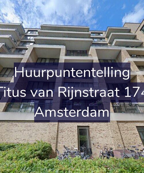 Foto gevel Huurpuntentelling voor Titus van Rijnstraat 174, Amsterdam