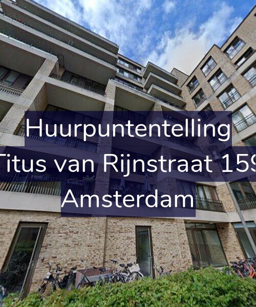 Foto gevel Huurpuntentelling voor Titus van Rijnstraat 159, Amsterdam