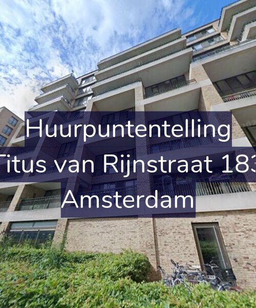 Foto gevel Huurpuntentelling voor Titus van Rijnstraat 183, Amsterdam
