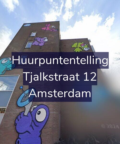 Foto gevel Huurpuntentelling voor Tjalkstraat 12, Amsterdam