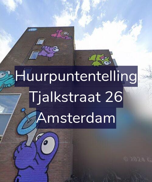 Foto gevel Huurpuntentelling voor Tjalkstraat 26, Amsterdam