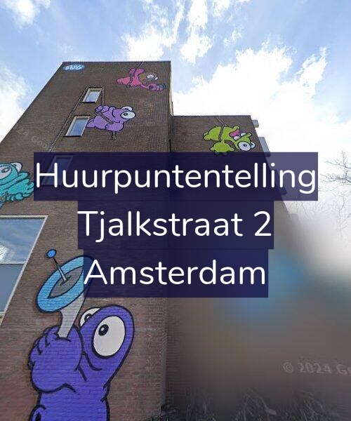 Foto gevel Huurpuntentelling voor Tjalkstraat 2, Amsterdam