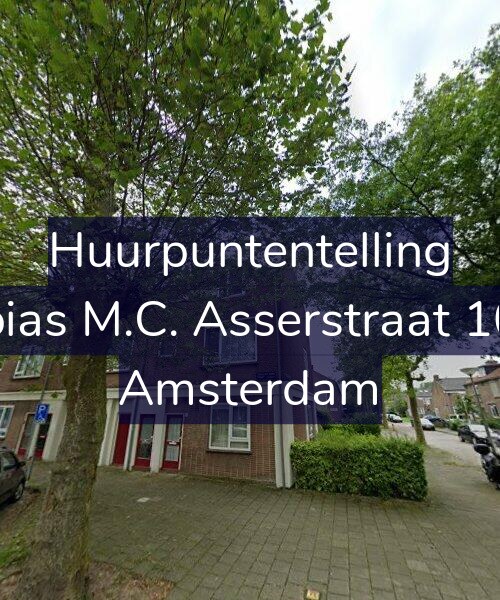 Foto gevel Huurpuntentelling voor Tobias M.C. Asserstraat 10-H, Amsterdam