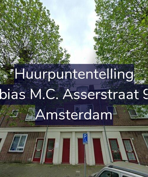 Foto gevel Huurpuntentelling voor Tobias M.C. Asserstraat 9-1, Amsterdam