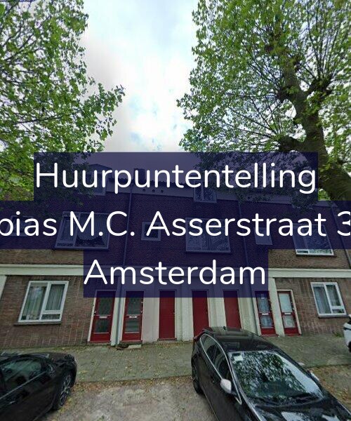 Foto gevel Huurpuntentelling voor Tobias M.C. Asserstraat 3-H, Amsterdam