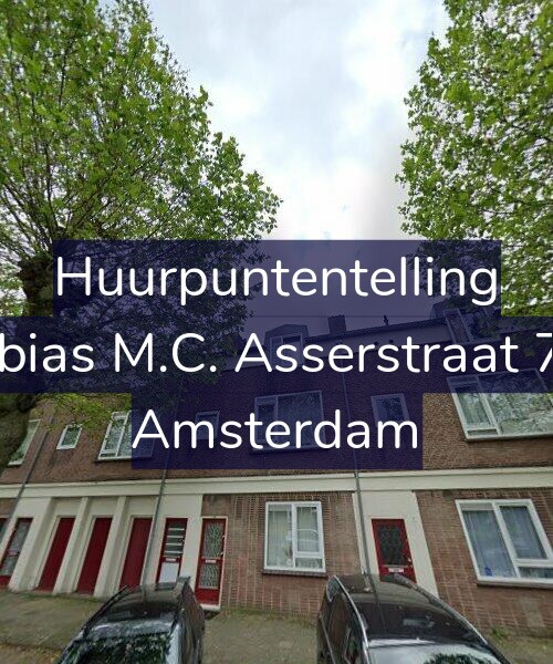 Foto gevel Huurpuntentelling voor Tobias M.C. Asserstraat 7-1, Amsterdam