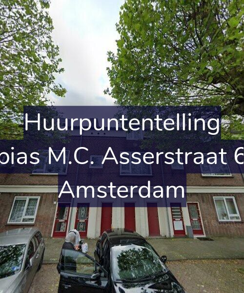 Foto gevel Huurpuntentelling voor Tobias M.C. Asserstraat 6-H, Amsterdam