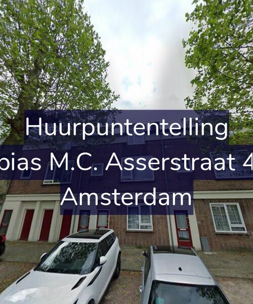 Foto gevel Huurpuntentelling voor Tobias M.C. Asserstraat 4-H, Amsterdam