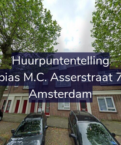 Foto gevel Huurpuntentelling voor Tobias M.C. Asserstraat 7-H, Amsterdam