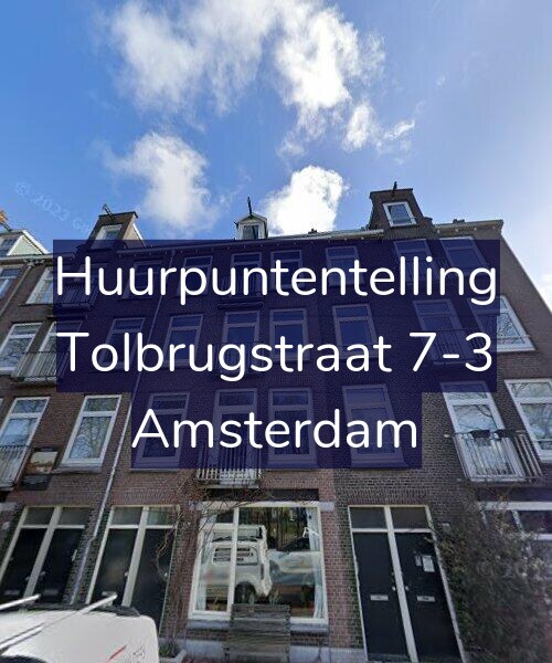 Foto gevel Huurpuntentelling voor Tolbrugstraat 7-3, Amsterdam