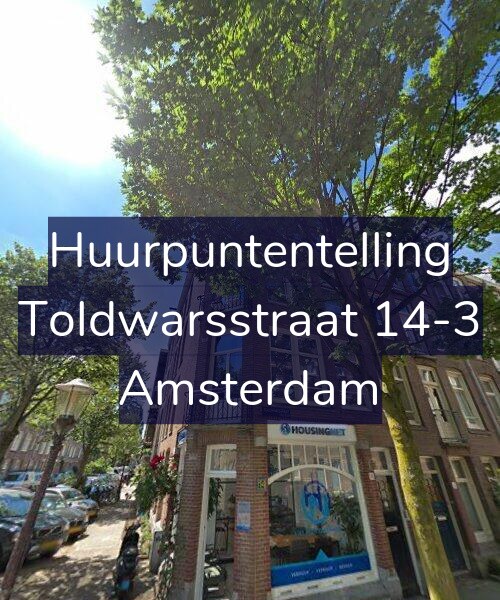 Foto gevel Huurpuntentelling voor Toldwarsstraat 14-3, Amsterdam
