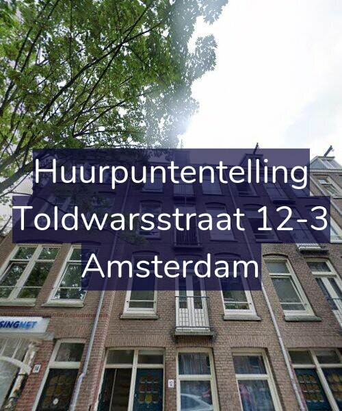 Foto gevel Huurpuntentelling voor Toldwarsstraat 12-3, Amsterdam