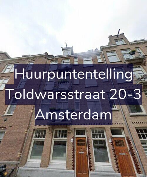 Foto gevel Huurpuntentelling voor Toldwarsstraat 20-3, Amsterdam