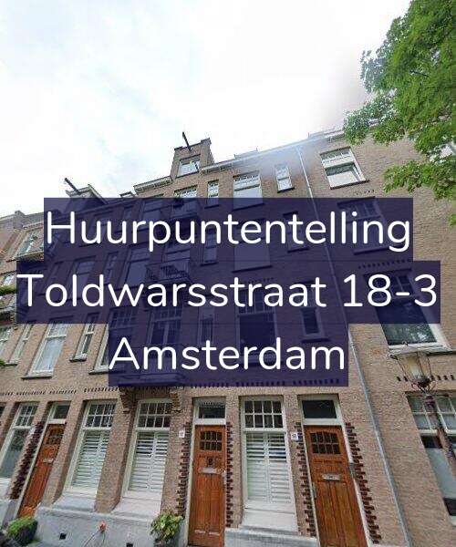 Foto gevel Huurpuntentelling voor Toldwarsstraat 18-3, Amsterdam