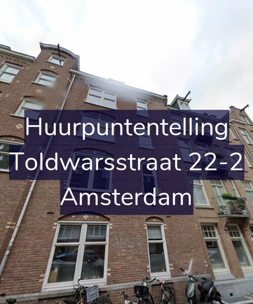 Foto gevel Huurpuntentelling voor Toldwarsstraat 22-2, Amsterdam