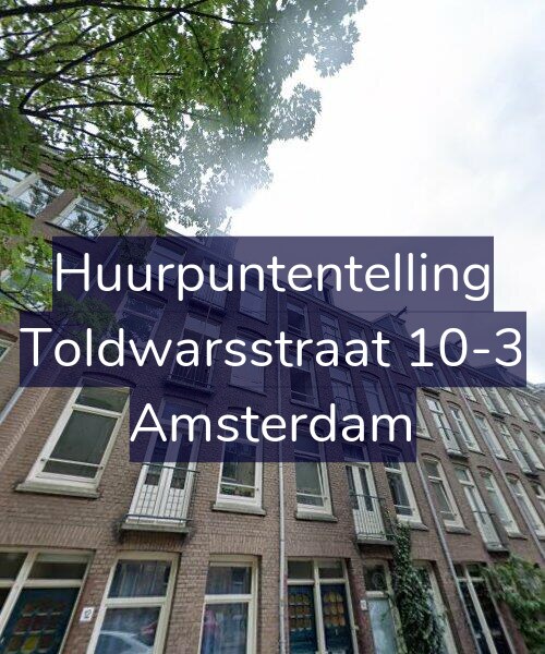 Foto gevel Huurpuntentelling voor Toldwarsstraat 10-3, Amsterdam