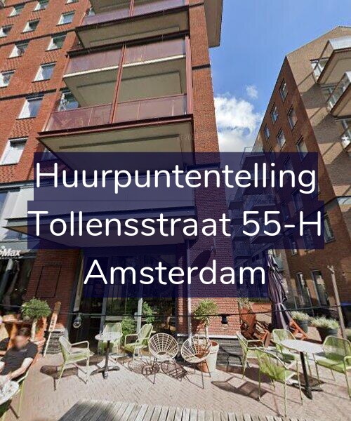 Foto gevel Huurpuntentelling voor Tollensstraat 55-H, Amsterdam