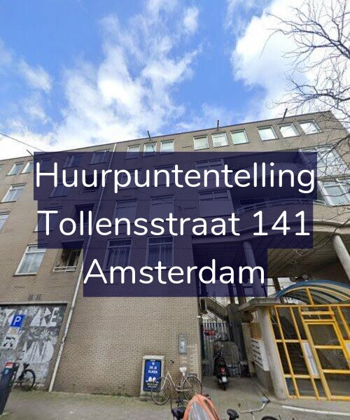 Foto gevel Huurpuntentelling voor Tollensstraat 141, Amsterdam
