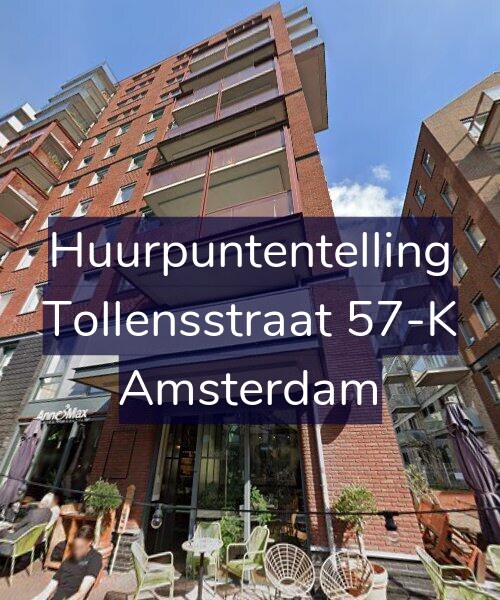 Foto gevel Huurpuntentelling voor Tollensstraat 57-K, Amsterdam