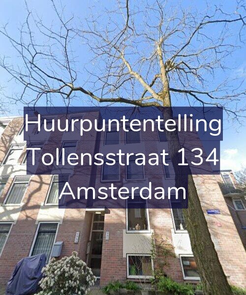 Foto gevel Huurpuntentelling voor Tollensstraat 134, Amsterdam