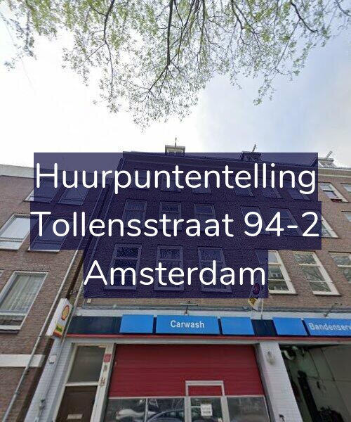 Foto gevel Huurpuntentelling voor Tollensstraat 94-2, Amsterdam