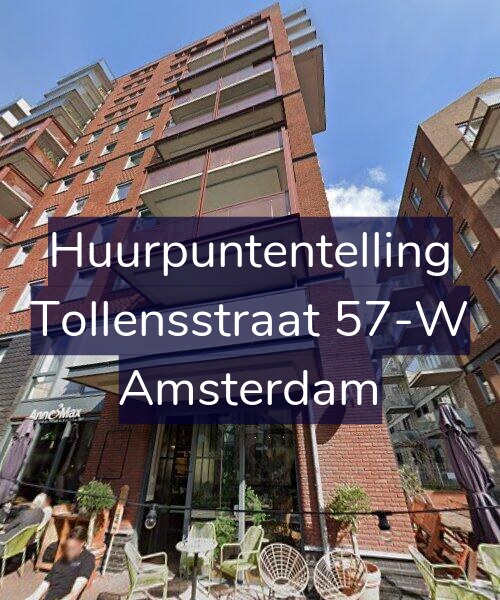 Foto gevel Huurpuntentelling voor Tollensstraat 57-W, Amsterdam