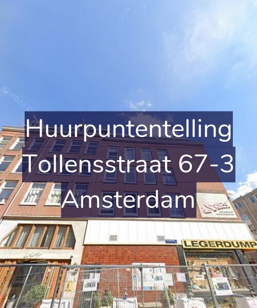 Foto gevel Huurpuntentelling voor Tollensstraat 67-3, Amsterdam