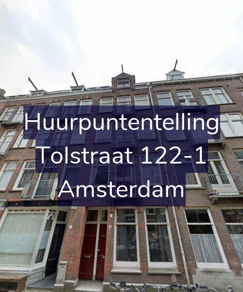 Foto gevel Huurpuntentelling voor Tolstraat 122-1, Amsterdam