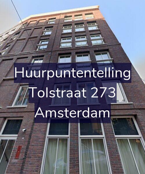Foto gevel Huurpuntentelling voor Tolstraat 273, Amsterdam