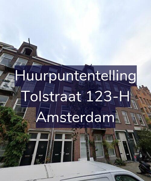 Foto gevel Huurpuntentelling voor Tolstraat 123-H, Amsterdam