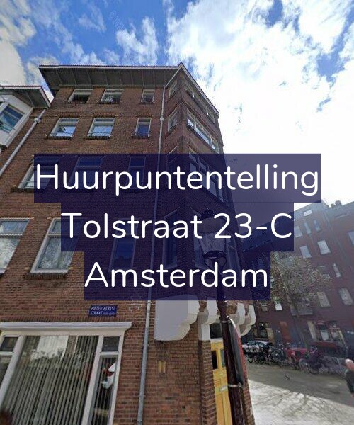 Foto gevel Huurpuntentelling voor Tolstraat 23-C, Amsterdam