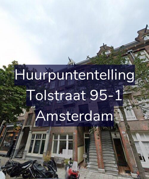 Foto gevel Huurpuntentelling voor Tolstraat 95-1, Amsterdam