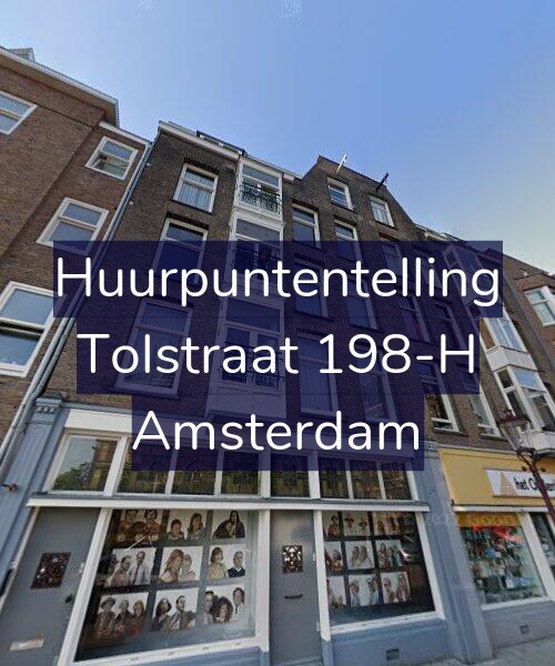 Foto gevel Huurpuntentelling voor Tolstraat 198-H, Amsterdam