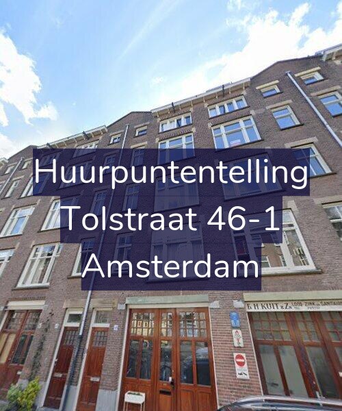 Foto gevel Huurpuntentelling voor Tolstraat 46-1, Amsterdam