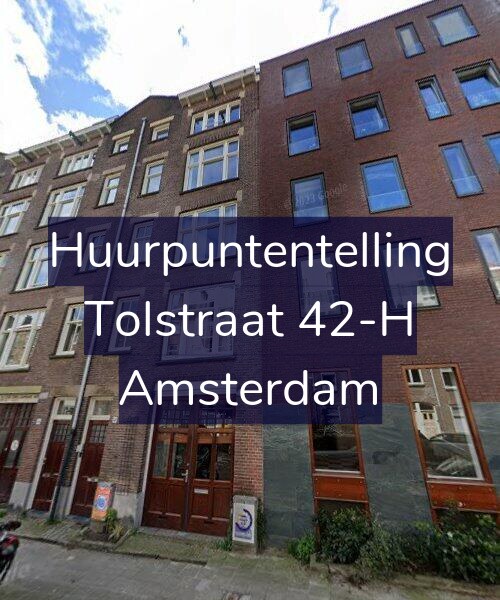 Foto gevel Huurpuntentelling voor Tolstraat 42-H, Amsterdam