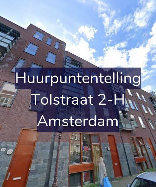 Foto gevel Huurpuntentelling voor Tolstraat 2-H, Amsterdam