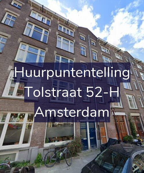 Foto gevel Huurpuntentelling voor Tolstraat 52-H, Amsterdam