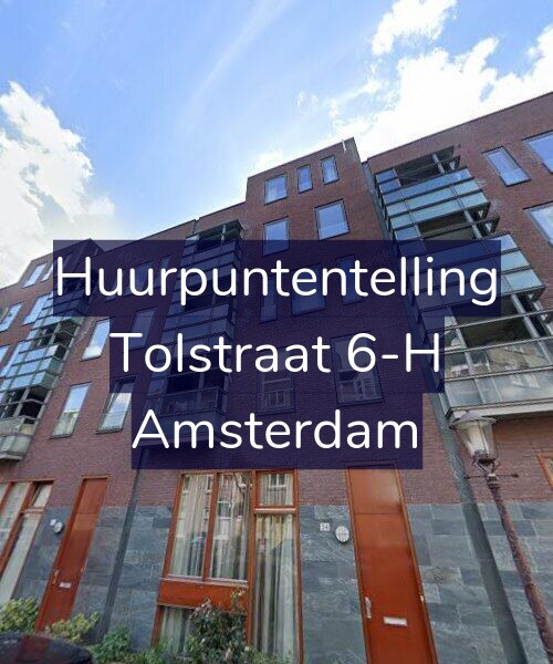 Foto gevel Huurpuntentelling voor Tolstraat 6-H, Amsterdam