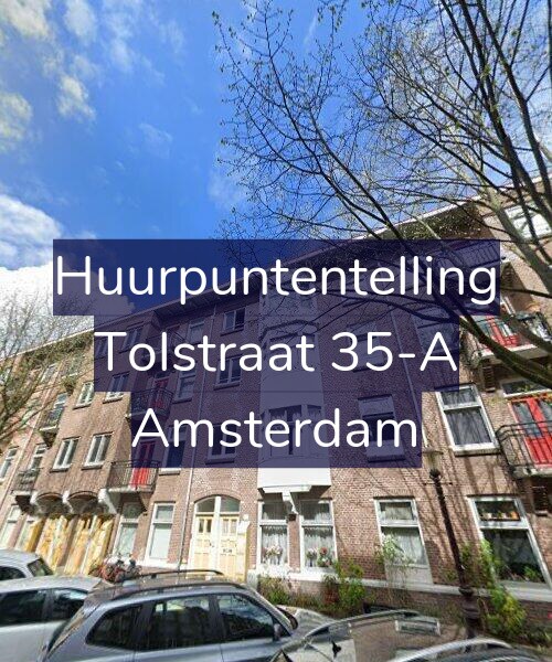 Foto gevel Huurpuntentelling voor Tolstraat 35-A, Amsterdam