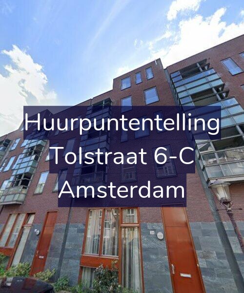 Foto gevel Huurpuntentelling voor Tolstraat 6-C, Amsterdam