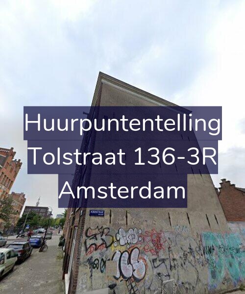 Foto gevel Huurpuntentelling voor Tolstraat 136-3R, Amsterdam