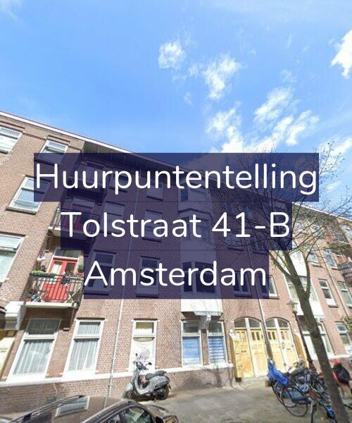 Foto gevel Huurpuntentelling voor Tolstraat 41-B, Amsterdam