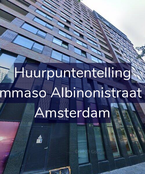 Foto gevel Huurpuntentelling voor Tommaso Albinonistraat 50, Amsterdam